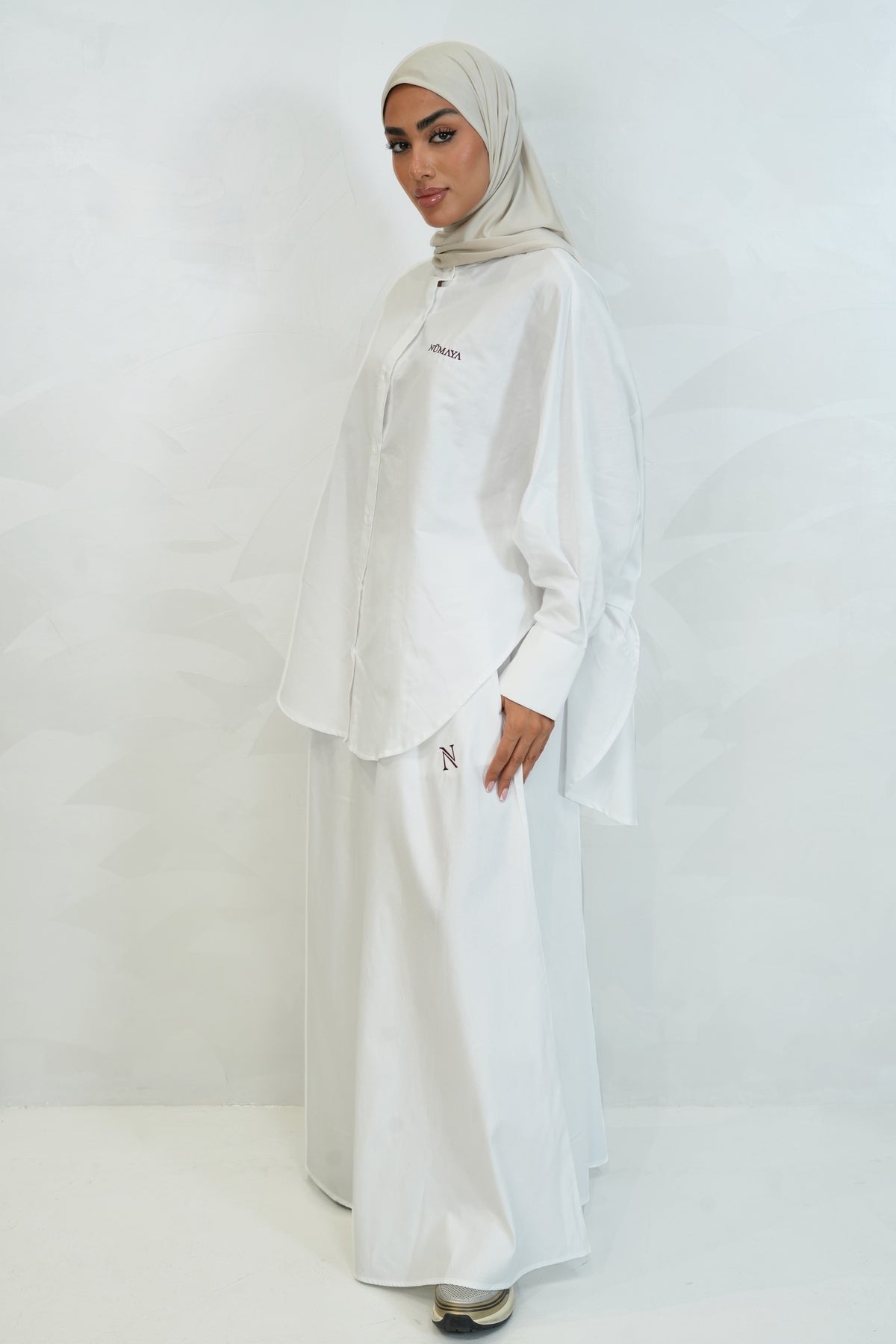 HIJAB LIQUID SILK — VANILLA CREAM