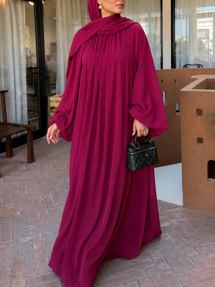 ROBE MODEST LYANA – Framboise Intense