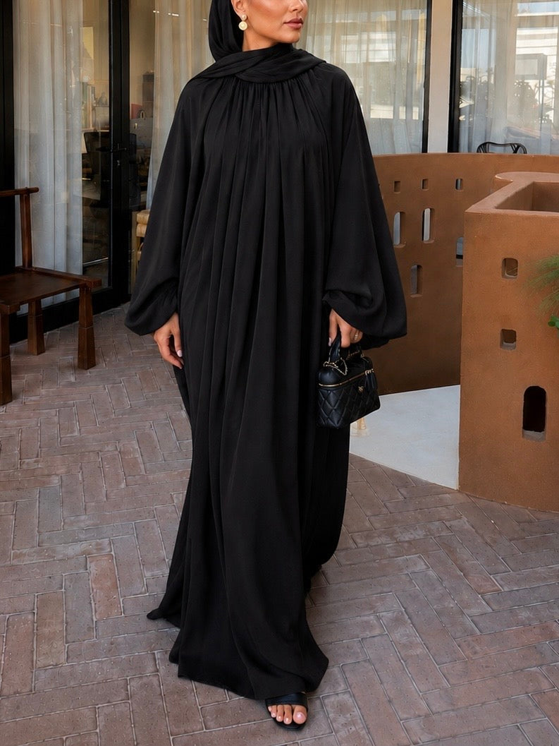 ROBE MODEST LYANA – Noir Intemporel