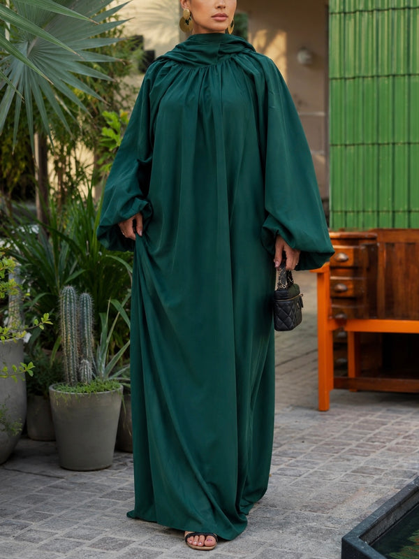 ROBE MODEST LYANA – Vert Sapin Impérial