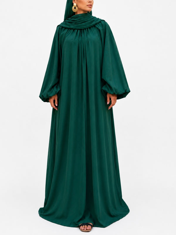 ROBE MODEST LYANA – Vert Sapin Impérial