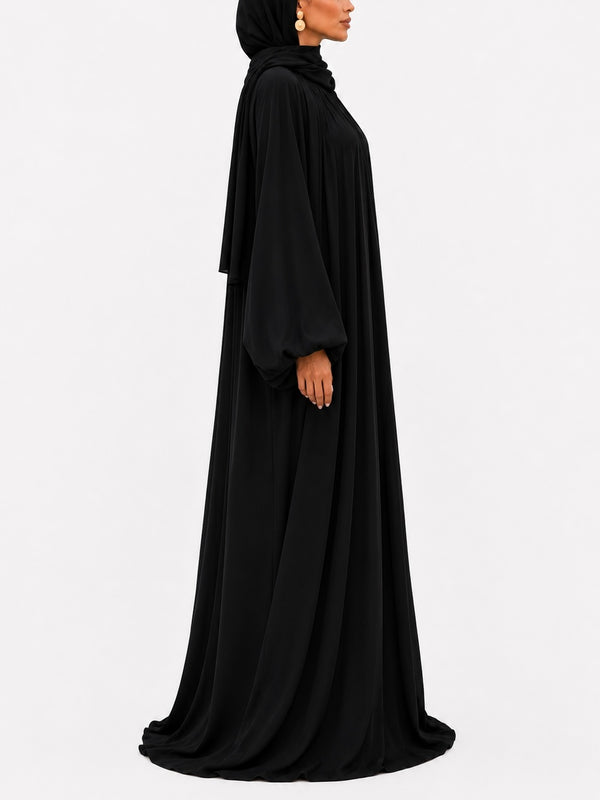 ROBE MODEST LYANA – Noir Intemporel