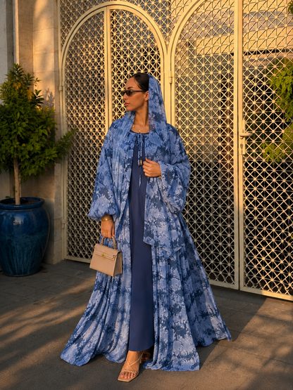 ABAYA KIMONO SARAH – Bleu Céleste