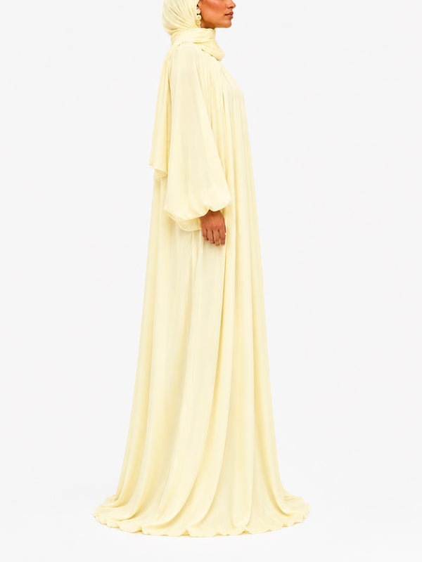 ROBE MODEST LYANA – Jaune Beurre