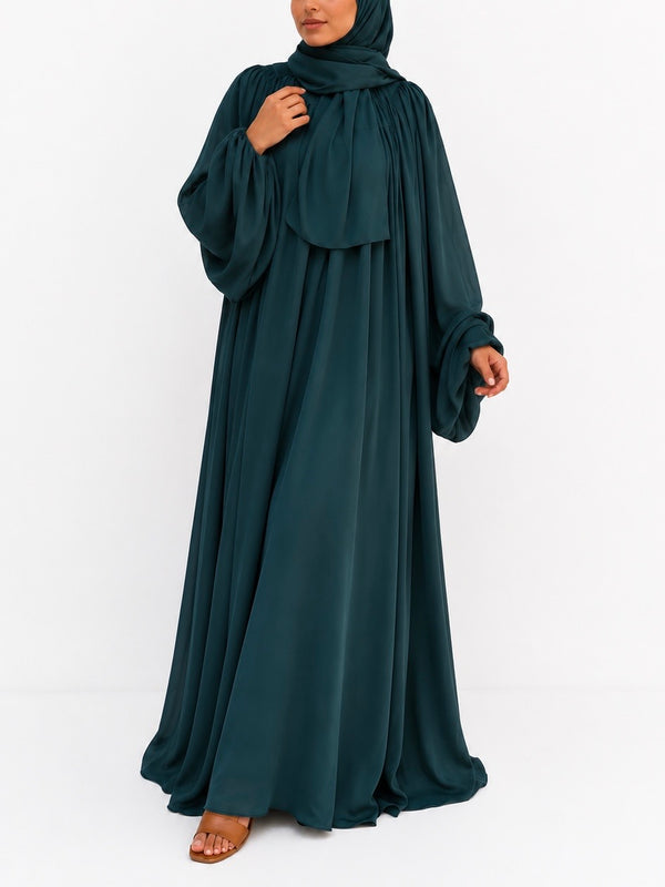 ROBE MODEST LYANA – Vert Lagon