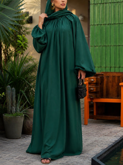 ROBE MODEST LYANA – Vert Sapin Impérial