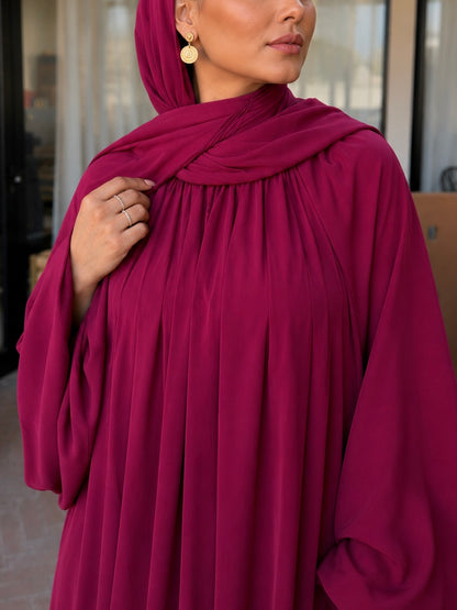 ROBE MODEST LYANA – Framboise Intense