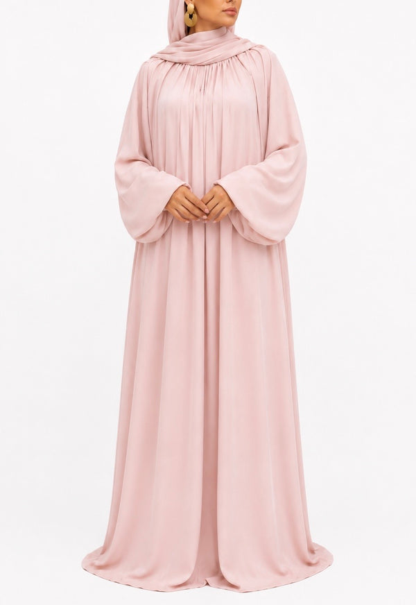 ROBE MODEST LYANA – Rose Nacré