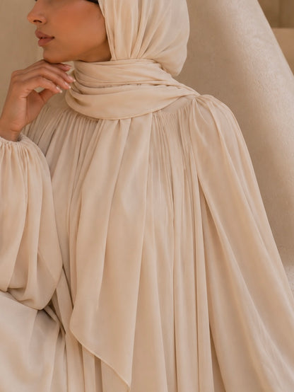 ROBE MODEST LYANA – Ivoire Naturelle