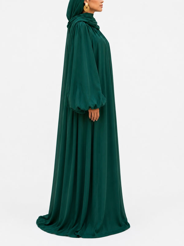 ROBE MODEST LYANA – Vert Sapin Impérial