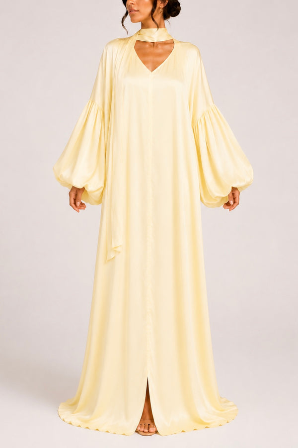 ROBE LOHANE – Jaune Vanille