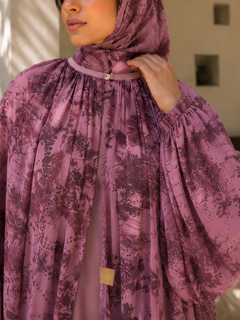 ABAYA KIMONO YUMI – Rose Poudré
