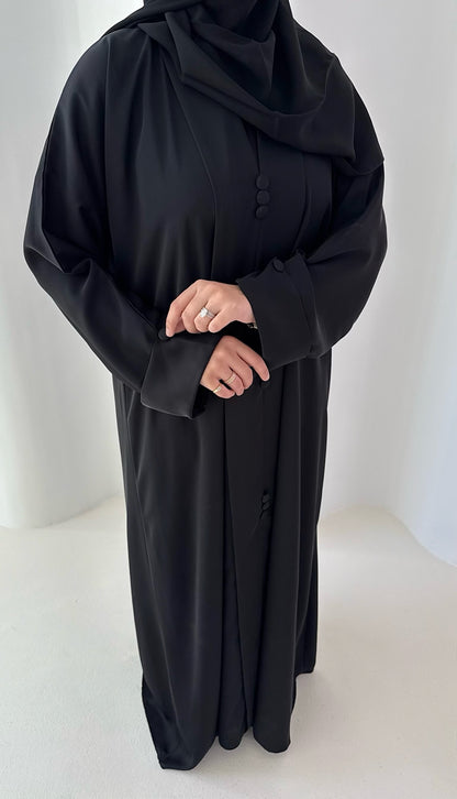 LENNA TIMELESS BLACK ABAYA