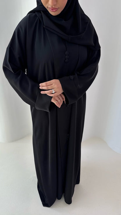 LENNA TIMELESS BLACK ABAYA