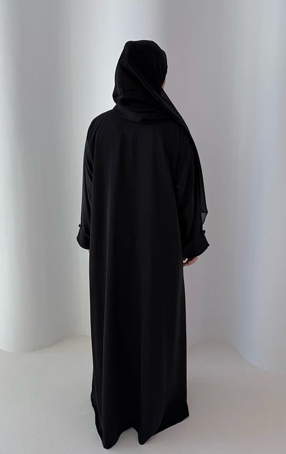 LENNA TIMELESS BLACK ABAYA