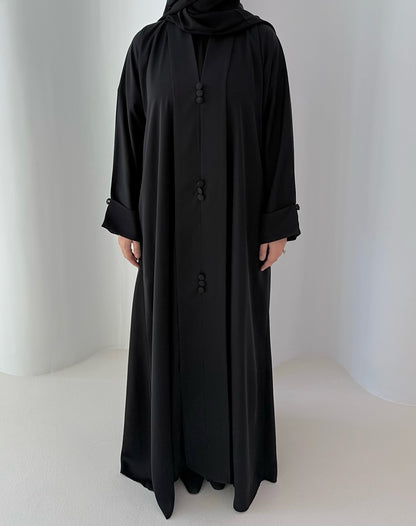 LENNA TIMELESS BLACK ABAYA