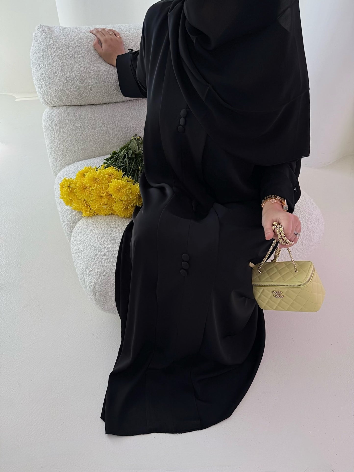 LENNA TIMELESS BLACK ABAYA